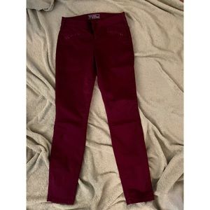 Guess Burgundy Pants Size 26